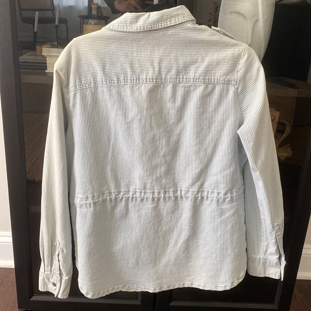 Universal Threads Railroad Striped Utility Jacket - image 4